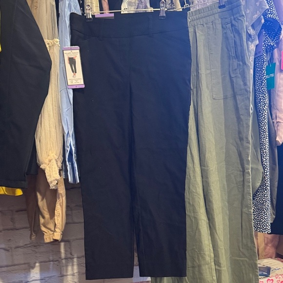 9. Hilary Radley • NWT Stretchy Black Pants W15”-17” - Picture 3 of 3